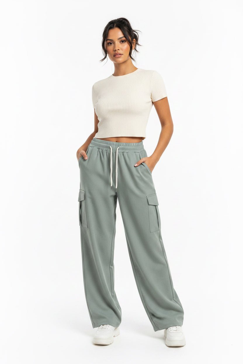 Women's Cargo Joggers and Wide Leg Pants