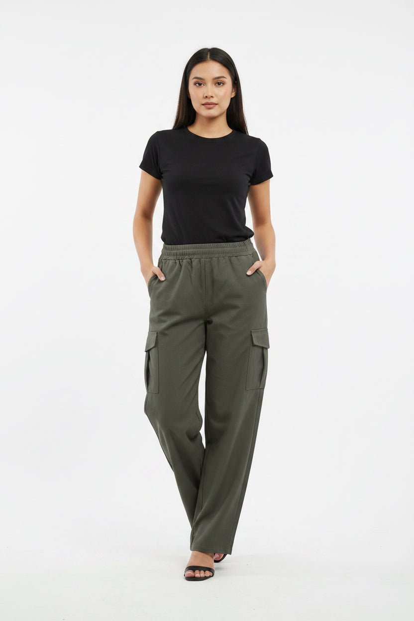Women's Cargo Joggers and Wide Leg Pants